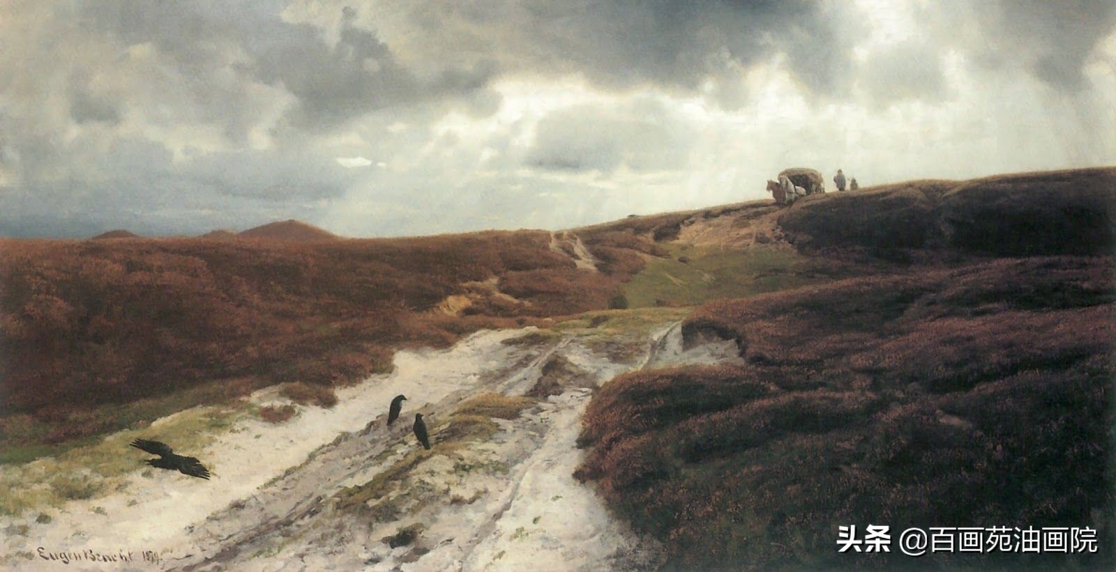 油画风景教程简单又好看,油画风景第一遍技巧