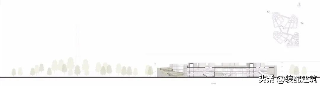 高档幼儿园设计——“院落式”打破传统简单的空间等级