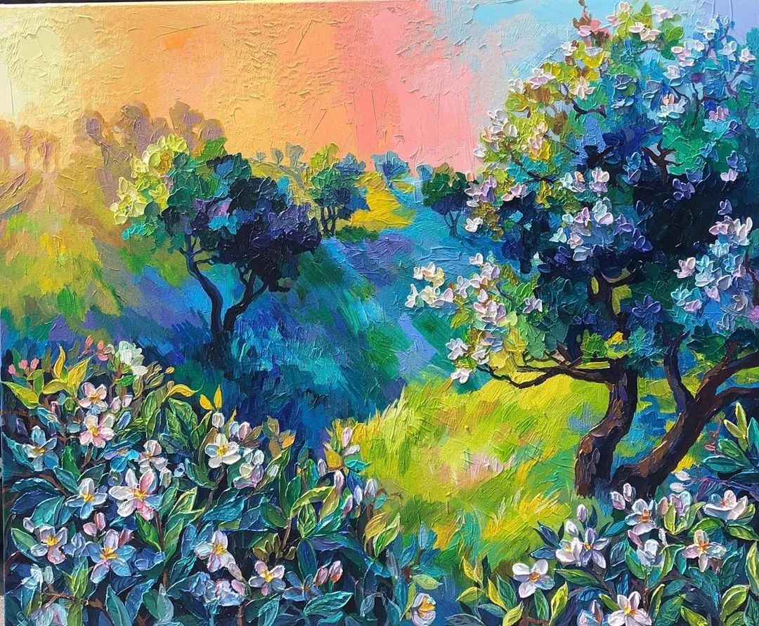 简单又有艺术感的油画怎么画,油画风景细节怎么画