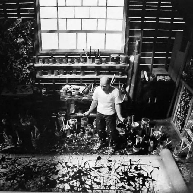 波洛克和杰克逊的画,美国画家杰克逊波洛克的作品