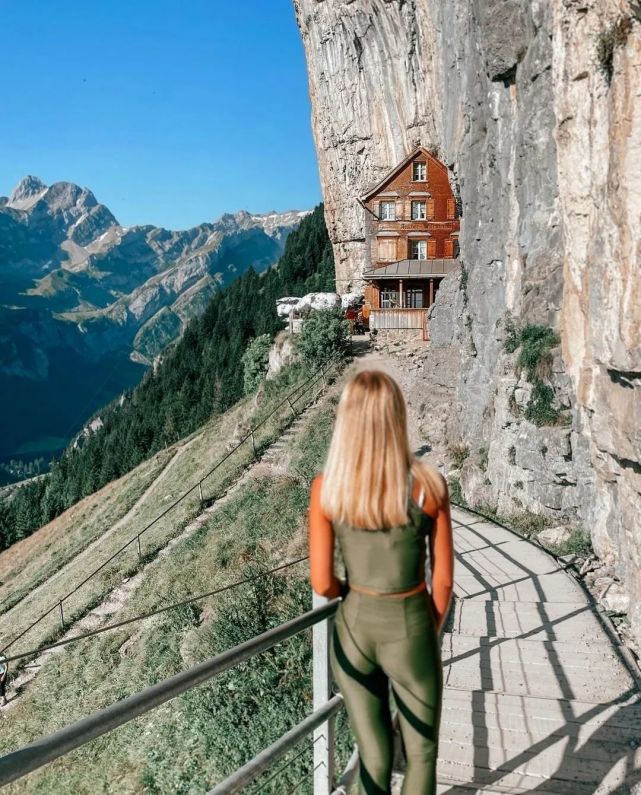 形容瑞士绝美的句子,瑞士绝美高原列车穿行