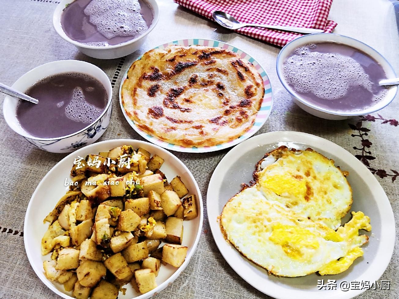 减肥大人早餐食谱,早餐30天不重样菜谱一家三口的