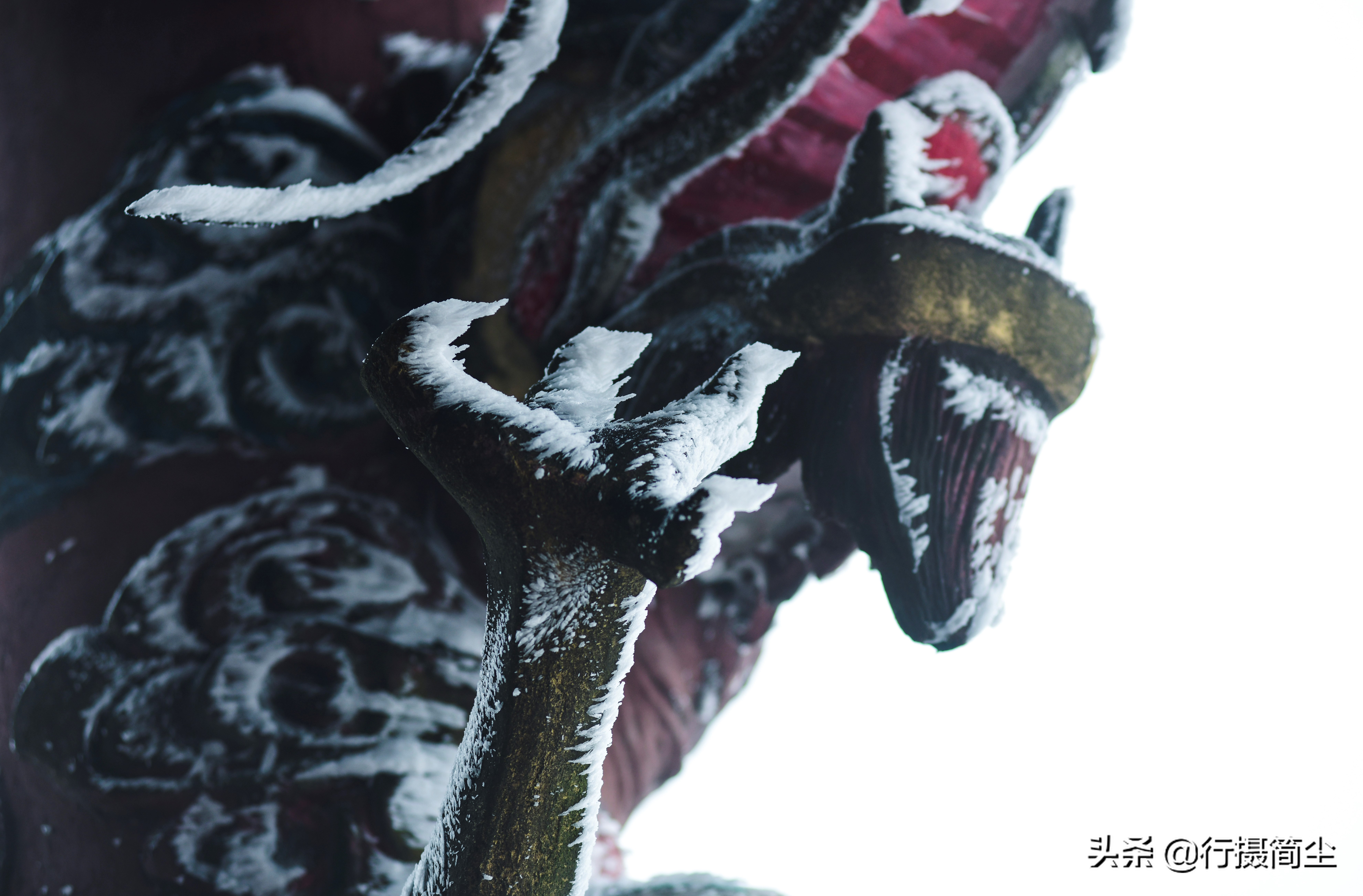 华蓥山宝鼎雪景航拍,华蓥山宝鼎冬天看日出