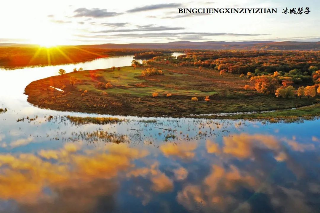 深秋的大兴安岭色彩斑斓,大兴安岭的秋天美景