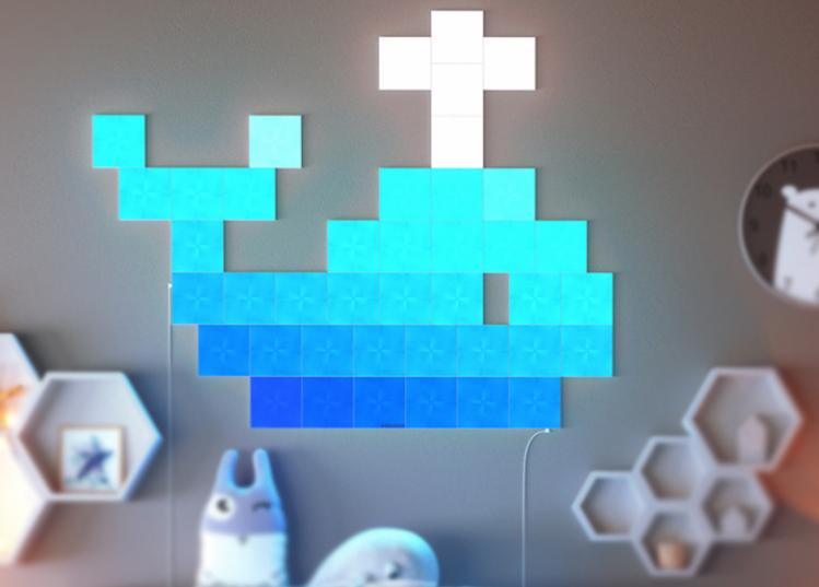 像四方块一样的氛围灯,像乐高块一样的灯