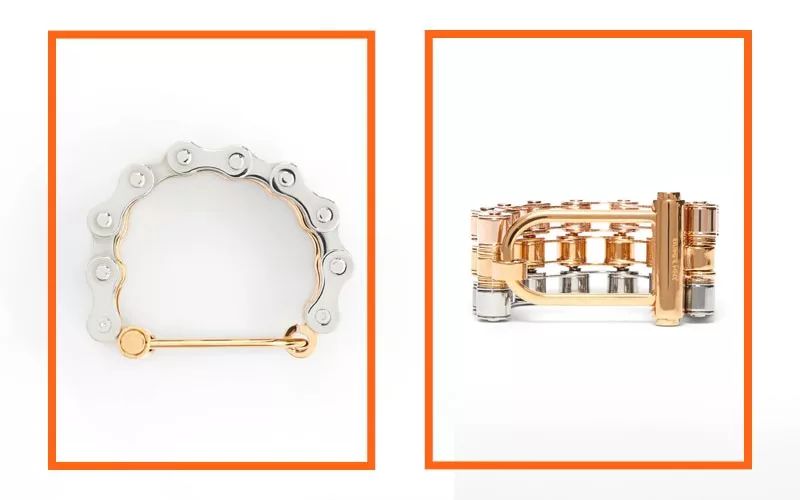 自行车链条diy手链,自行车链子当合页