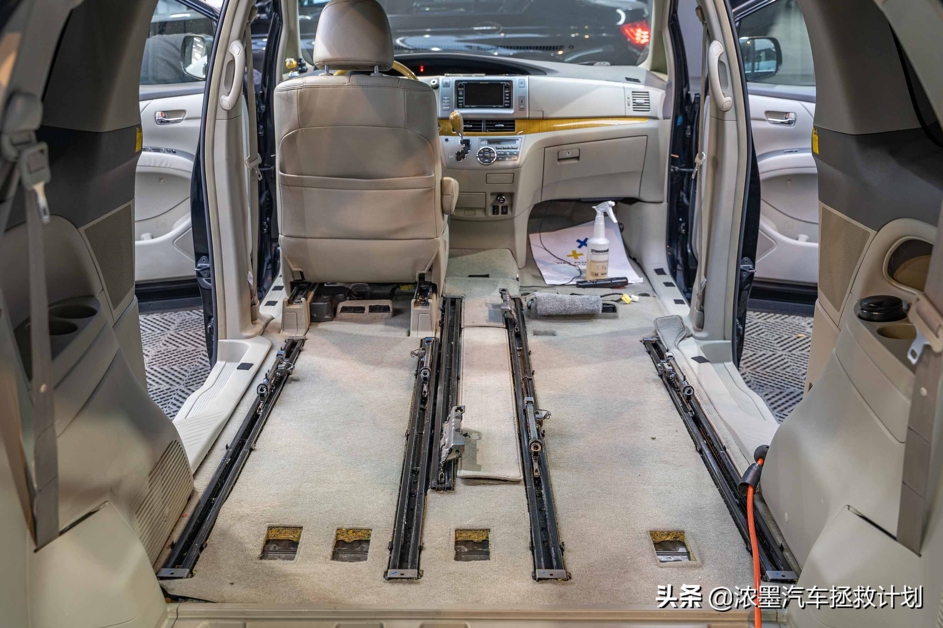 翻新一台老款丰田普瑞维亚,丰田普瑞维亚大翻新