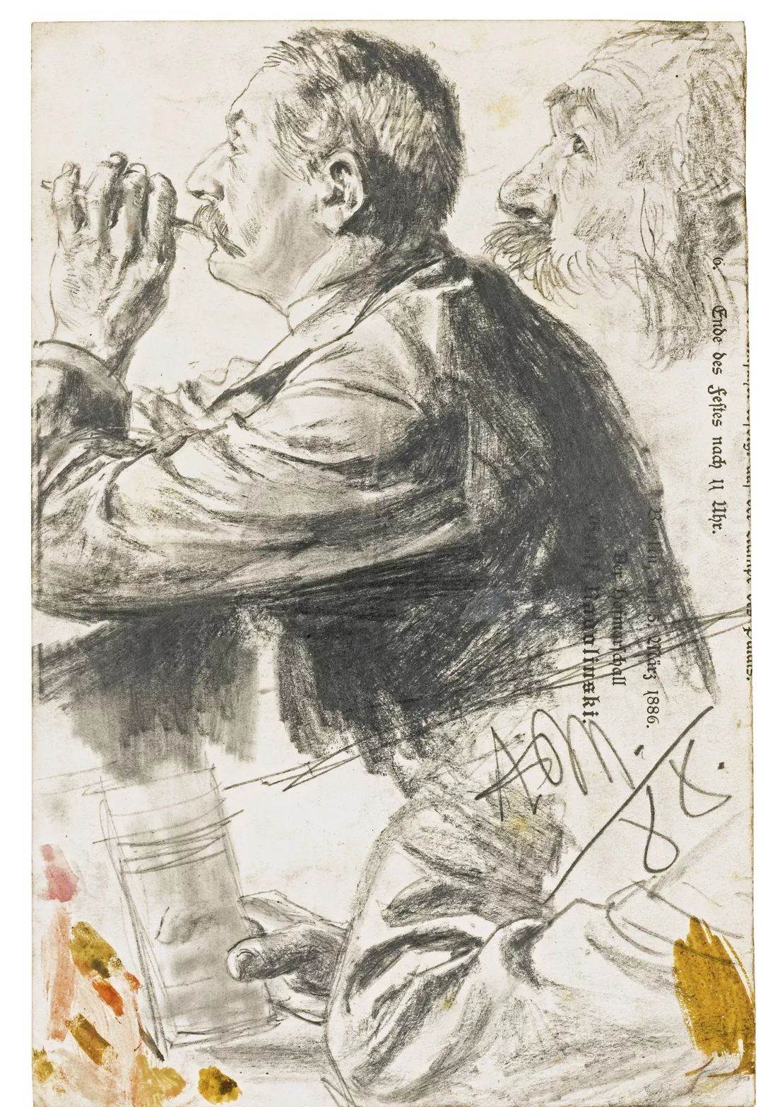 解析速写模范生门采尔，学习速写综合技法！|LAO大师