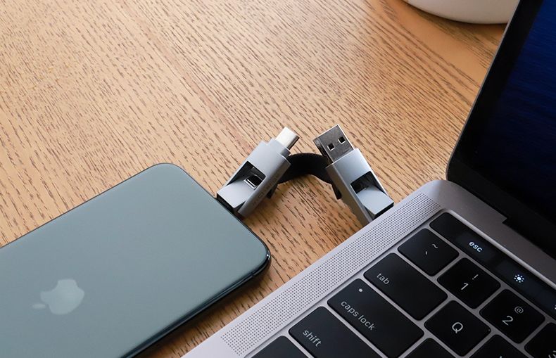 美国众筹突破千万,数据线里的“瑞士*刀军**”,1根顶6根实用