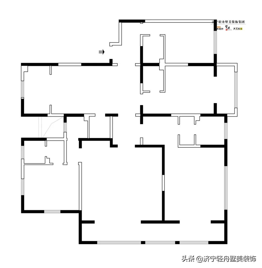 济宁森泰上院装修效果图,森泰上院268平方室内设计