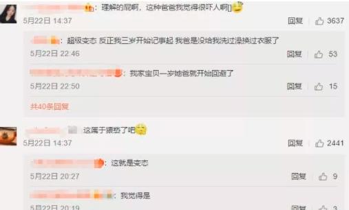 女儿的身体就是我的身体?这位爸爸舌吻女儿,让网友炸了!