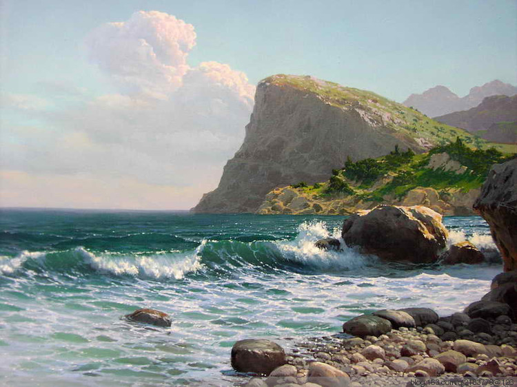 俄残荷罗斯油画风景70幅,俄罗斯画家的油画如诗如画美极了