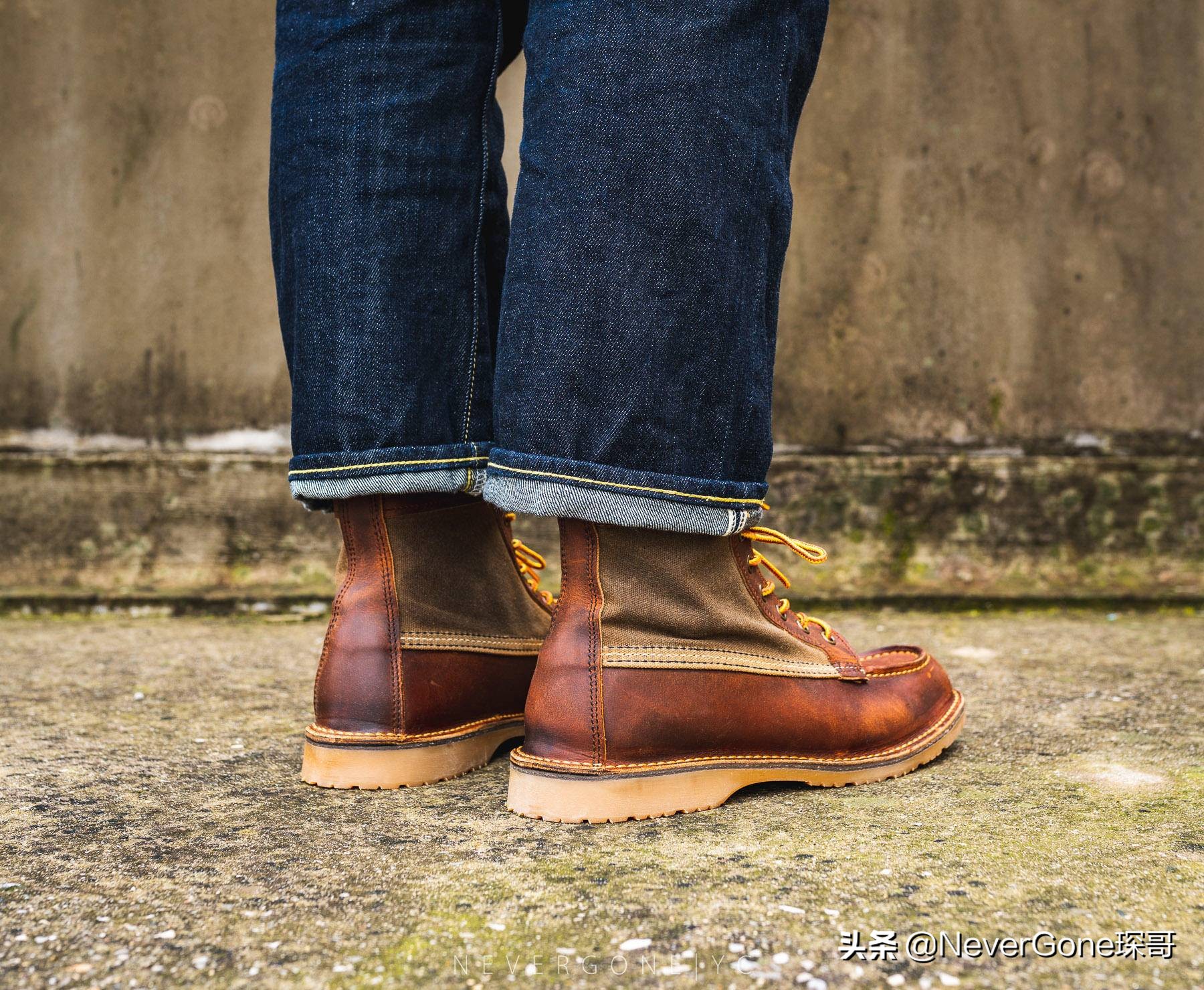 红翼redwing经典875工装靴,红翼redwing8111工装靴