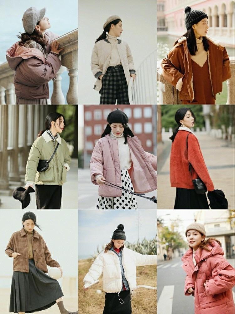 爆款女装薄款棉服,小众女款棉服