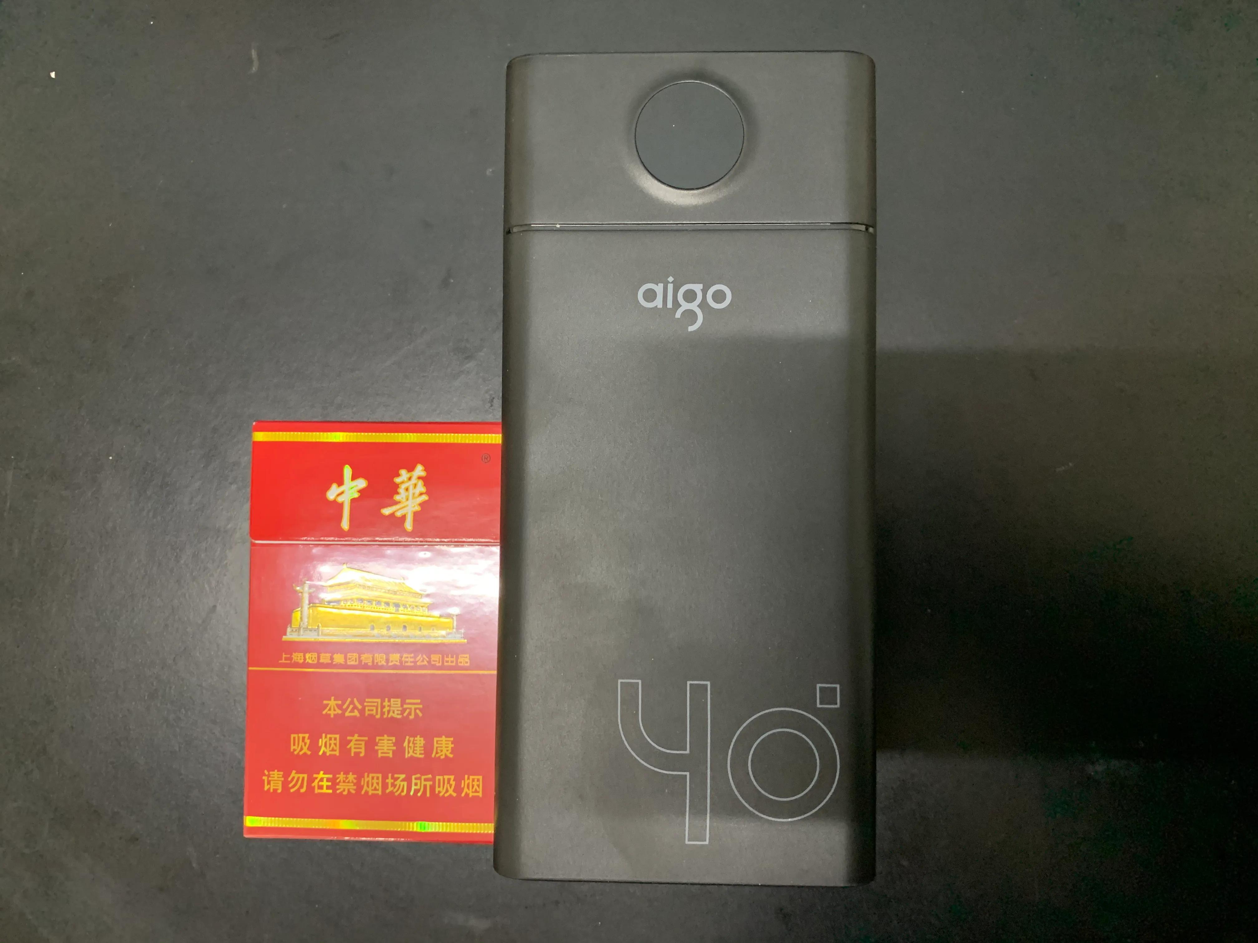aigoc40s超大容量数显快充充电宝测评！