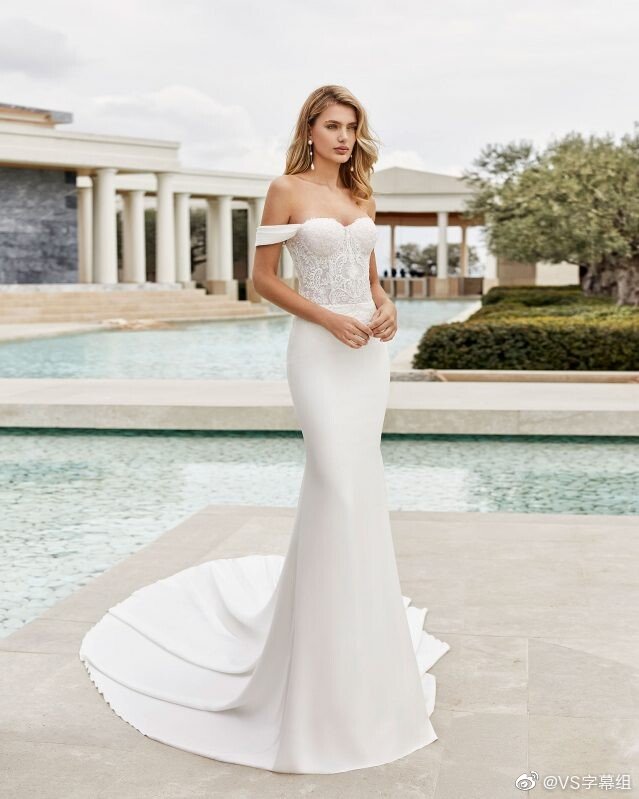 荷兰模特#BregjeHeinen#为婚纱品牌拍摄2020目录