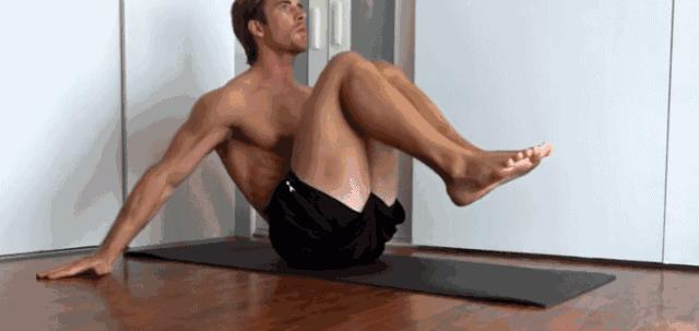 减肚子腹肌速成训练,减腹赘肉训练