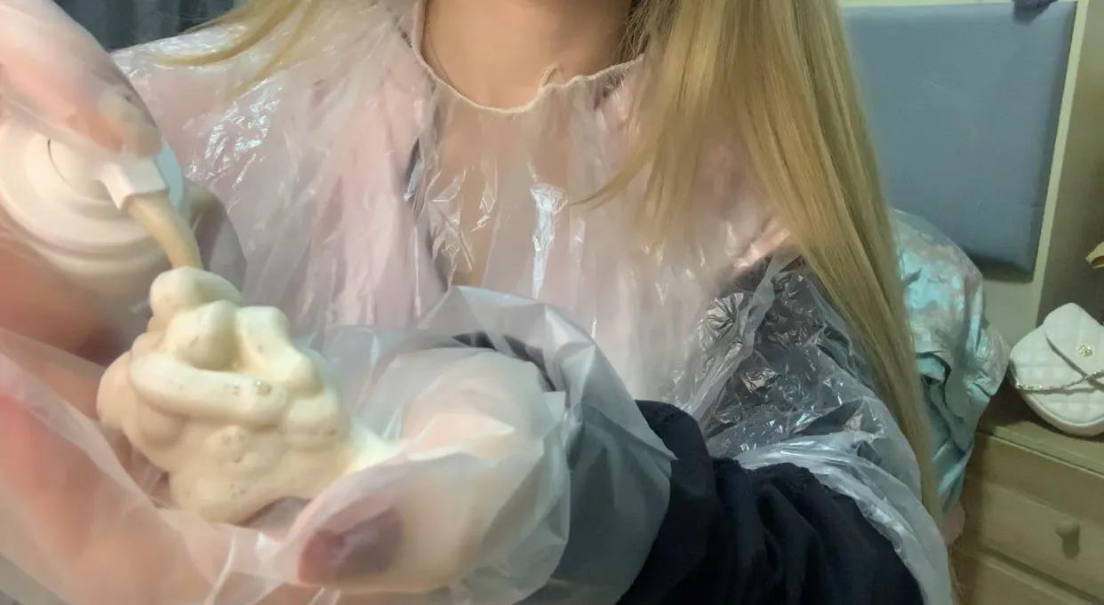 璀璨灰棕施华蔻发色,施华蔻染发颜色推荐蜜糖醇棕长发