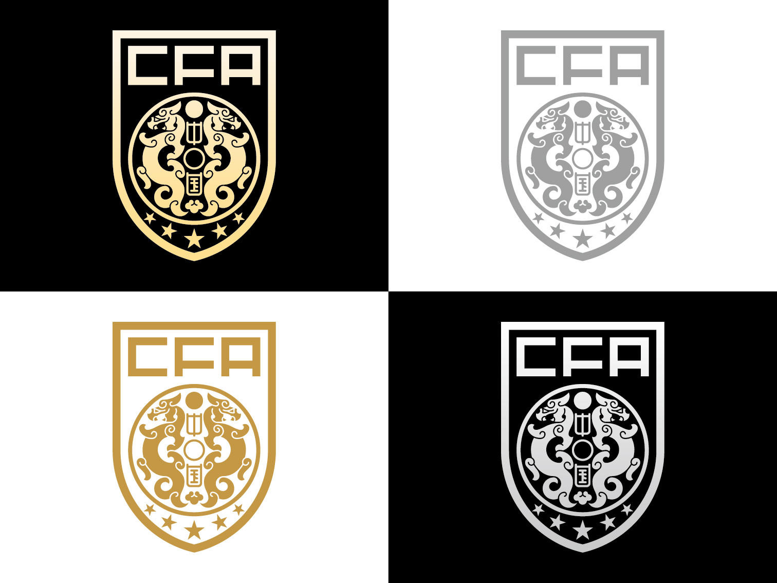 中国足球国家队队徽logo演变史,足球队徽霸气logo