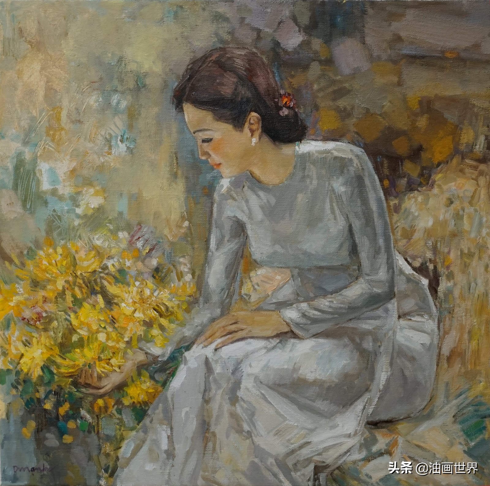 越南最惊艳的画家,越南画家dangvancan作品图片