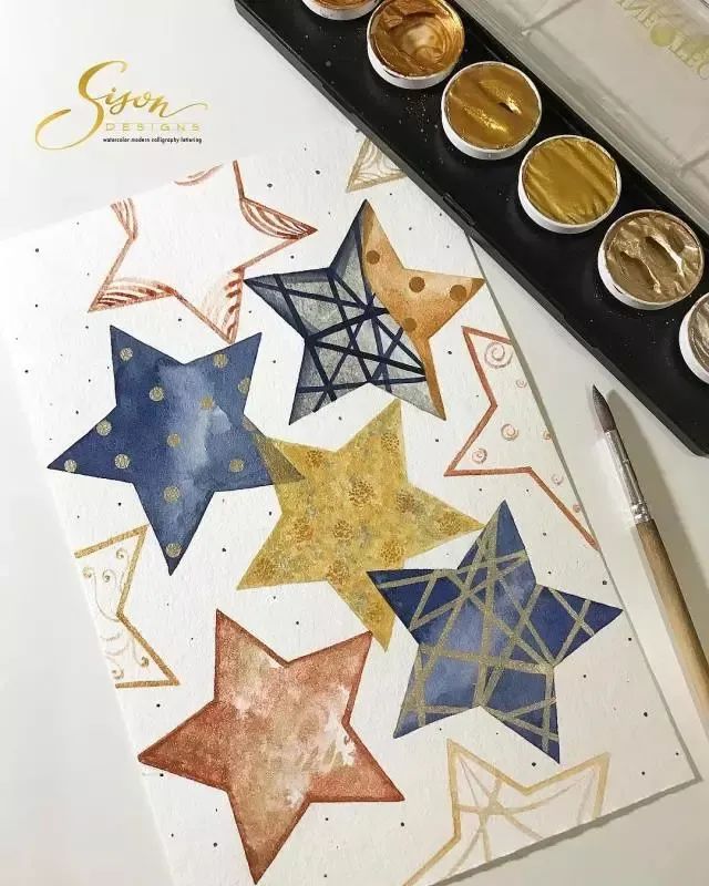 水彩手帐简单教程,水彩笔就能搞定的手账