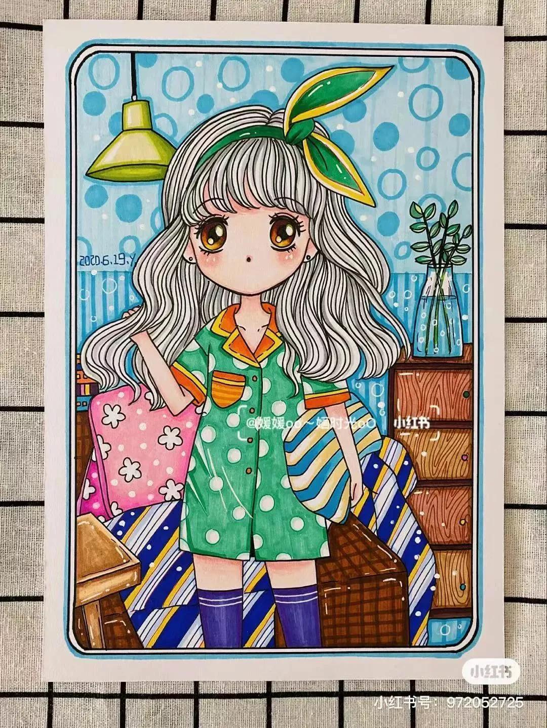 黑白线描画装饰画很简单,创意黑白线描装饰画100幅教程