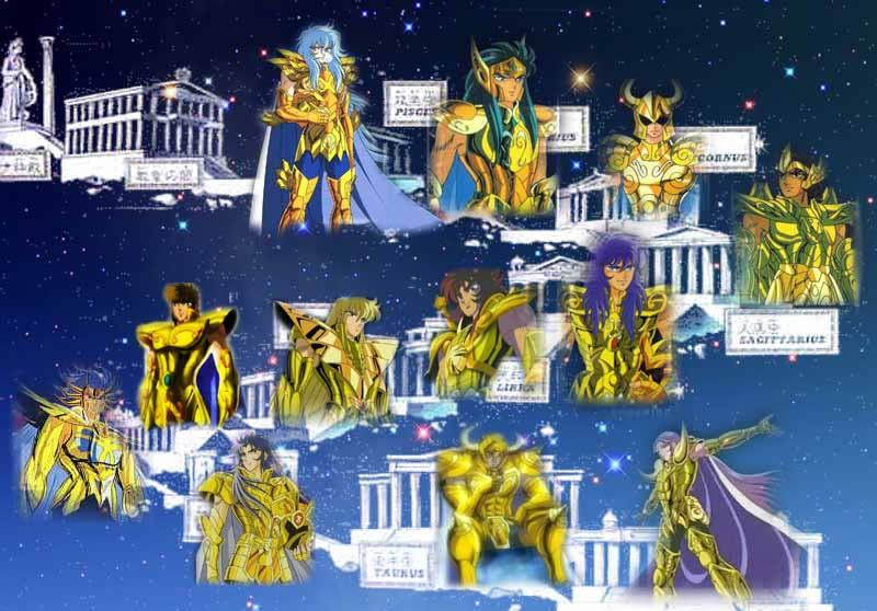 圣斗士星矢黄金十二宫的故事起源,圣斗士星矢黄金十二宫各个星座