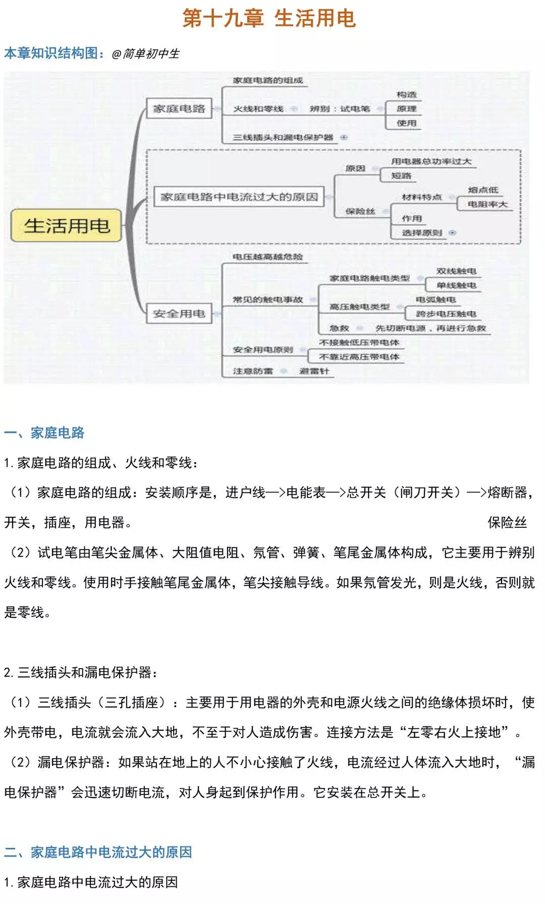 初三物理全一册知识,初三上册物理电路所有的知识点
