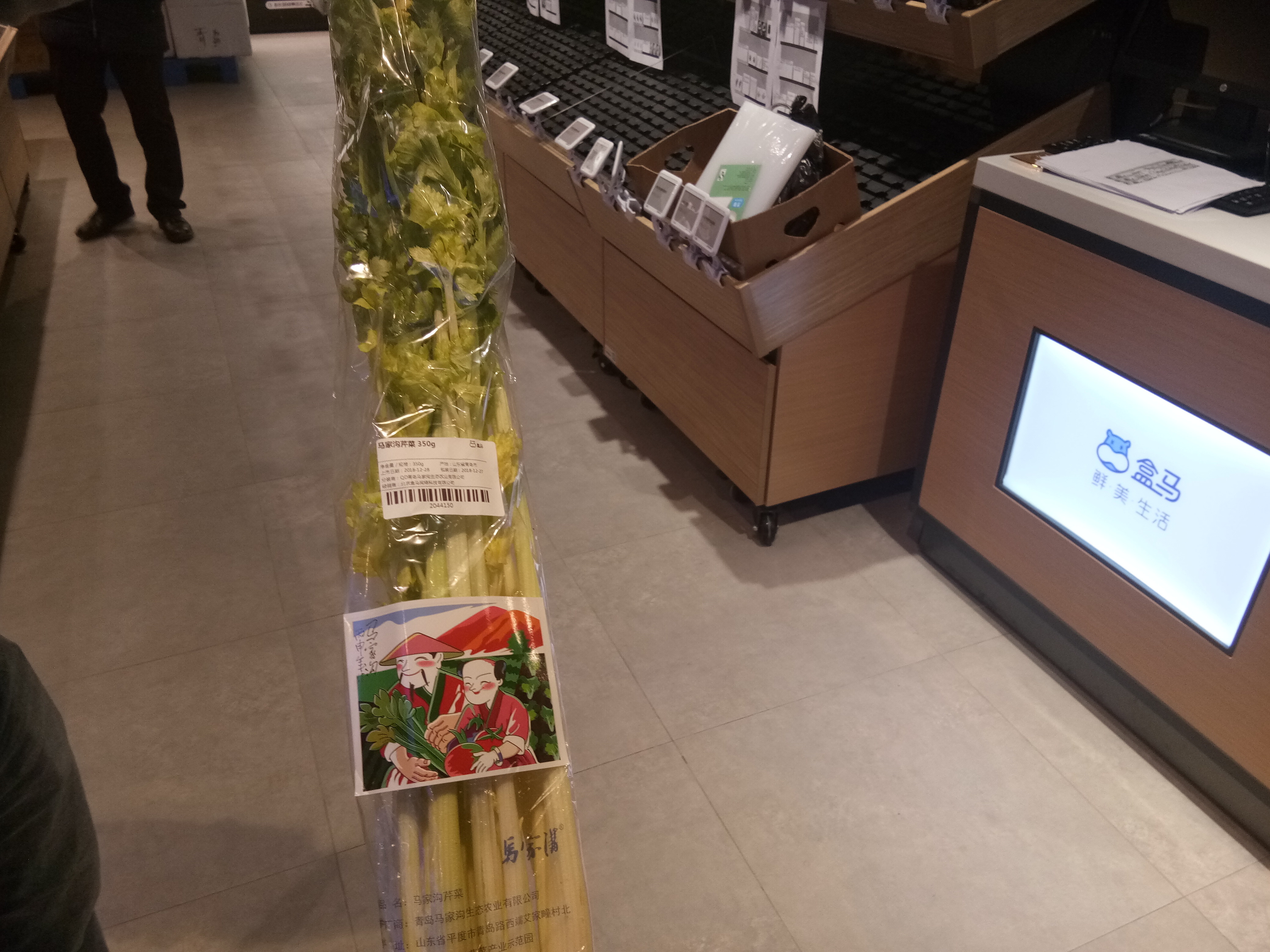 青岛盒马鲜生大拇指店,盒马鲜生火爆店铺