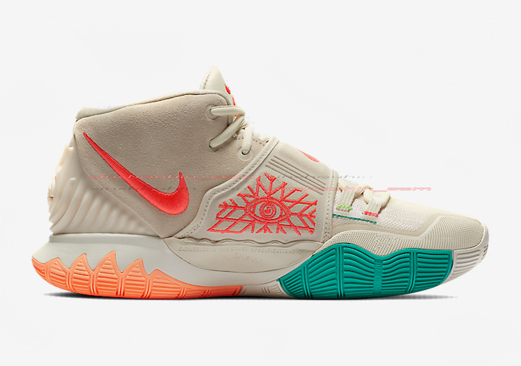 nikekyrie7黑红配色,nikekyrie6粉蓝色瑕疵