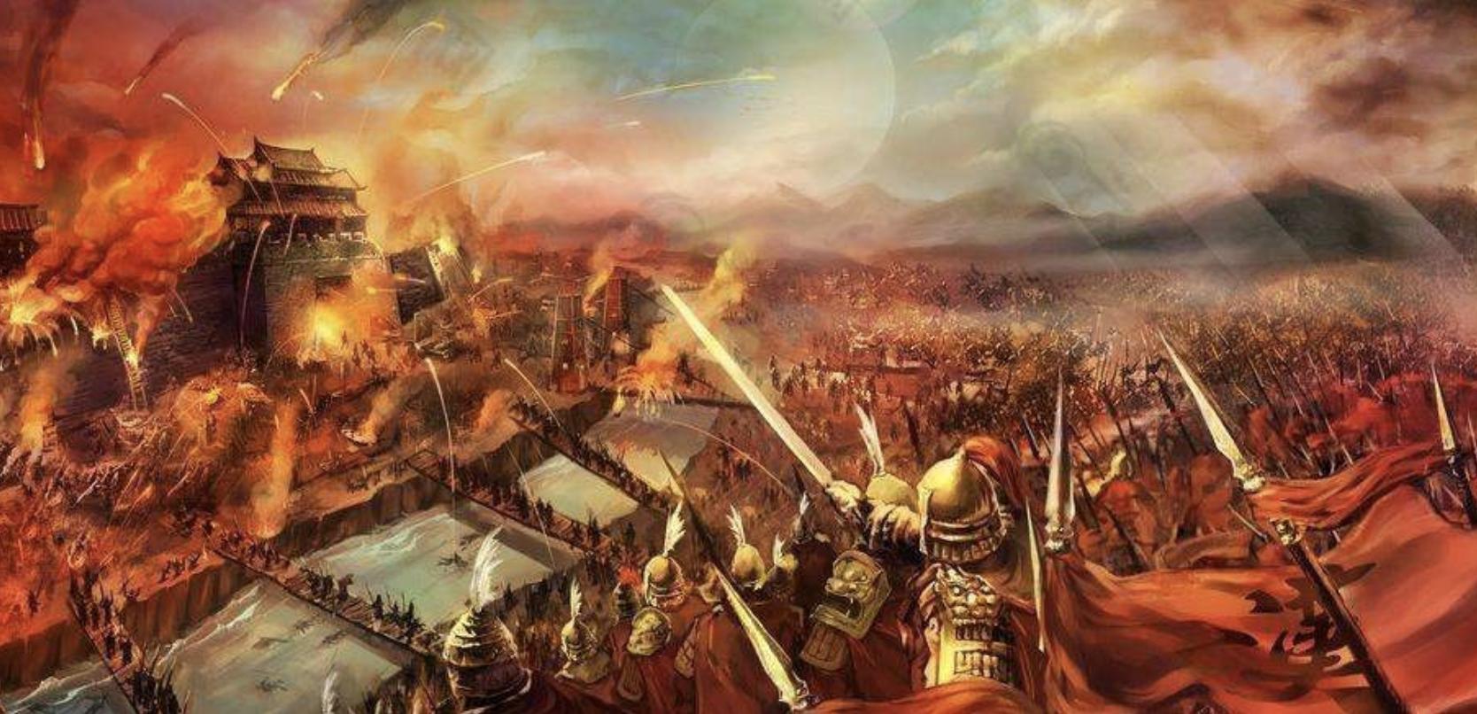 古代攻城云梯是一架梯子吗,古代战争中的云梯攻城