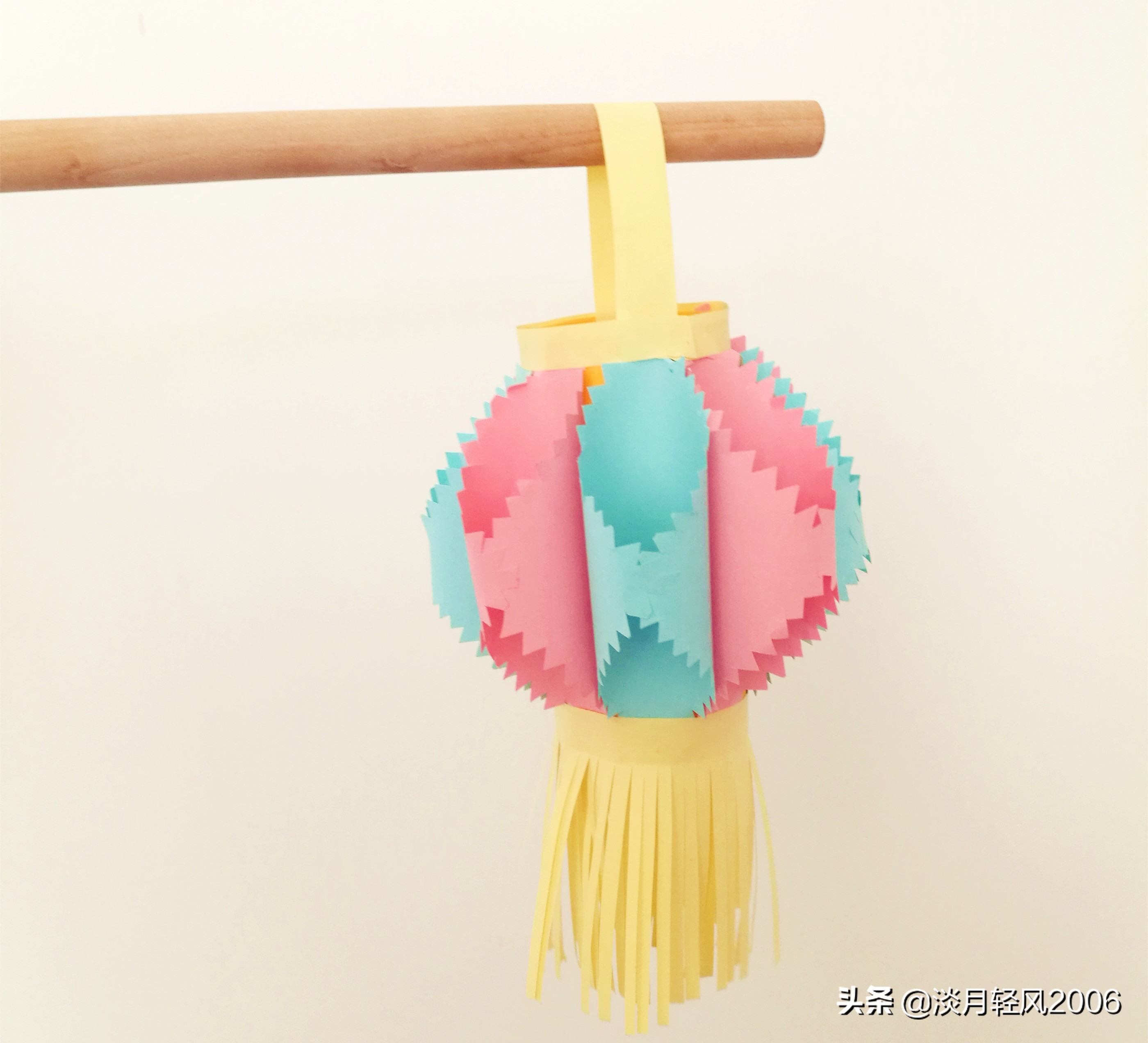 做元宵节花灯手工简单漂亮卡纸,用卡纸做元宵花灯手工简单