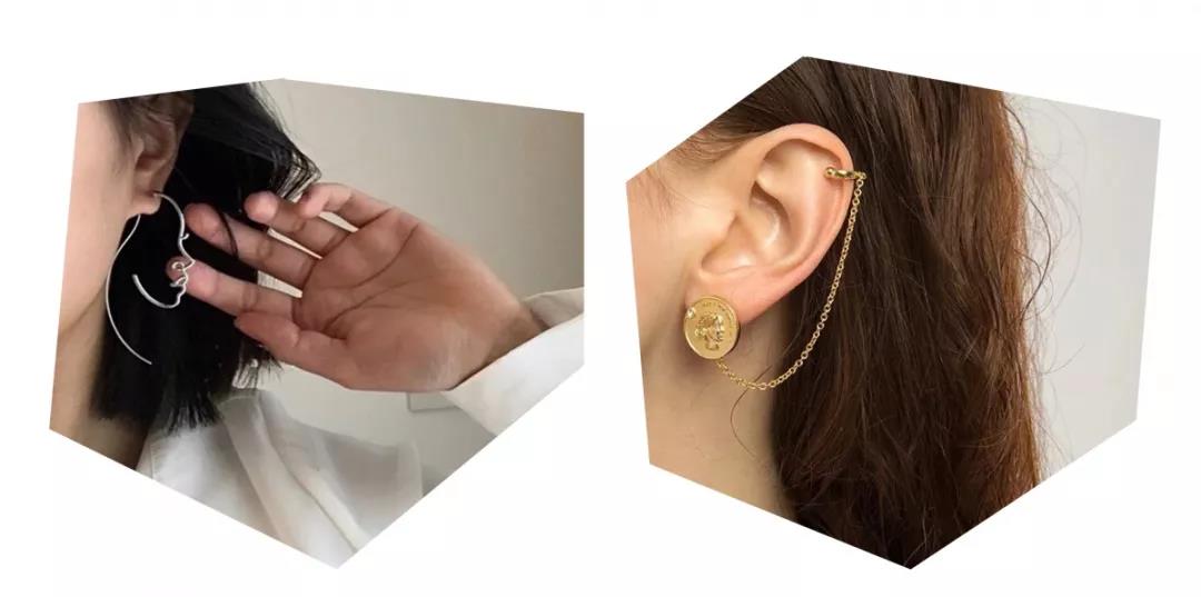 小脸配饰,适合圆短脸的小众配饰