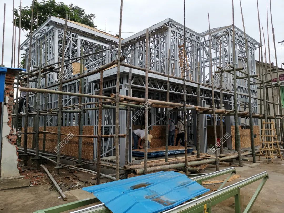 新农村建设首选轻钢别墅,轻钢别墅农村给建吗