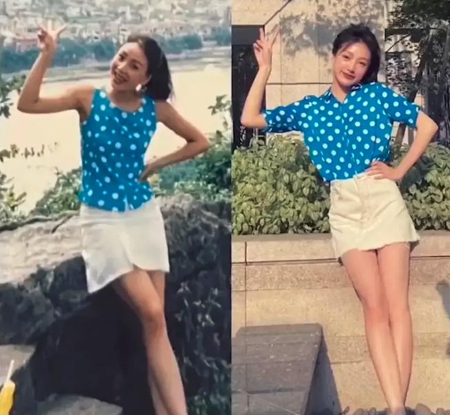 女儿晒和妈妈对比照原视频,女儿晒和妈妈对比照抖音