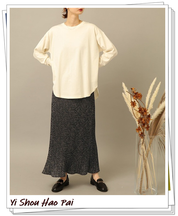 新款豹纹半身裙的搭配,豹纹半身裙穿搭春