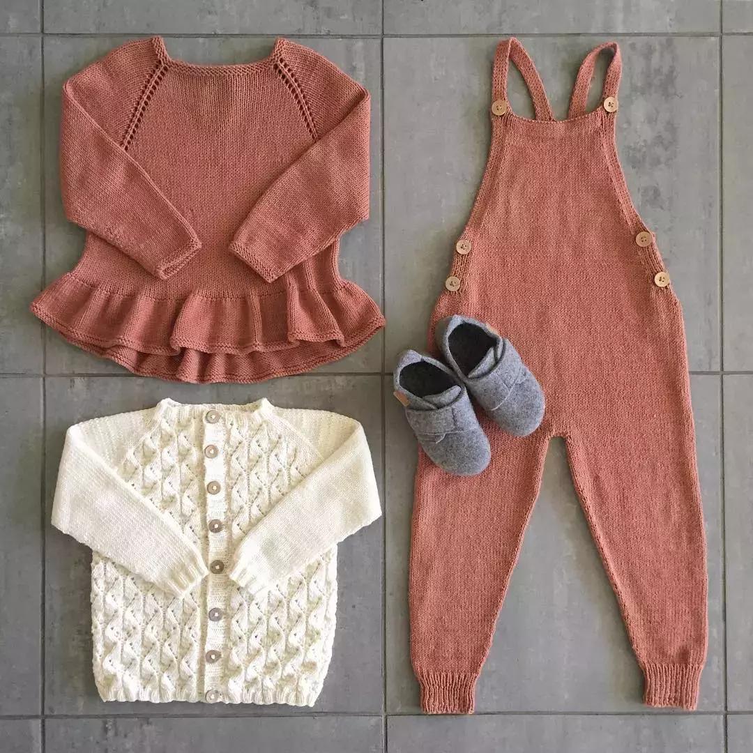 超漂亮宝宝连体衣编织教程,编织简单温暖的宝宝衣服中文版