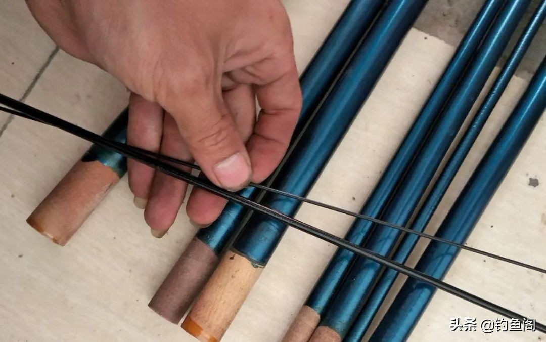 野钓小麦穗用短竿,小稻穗钓竿