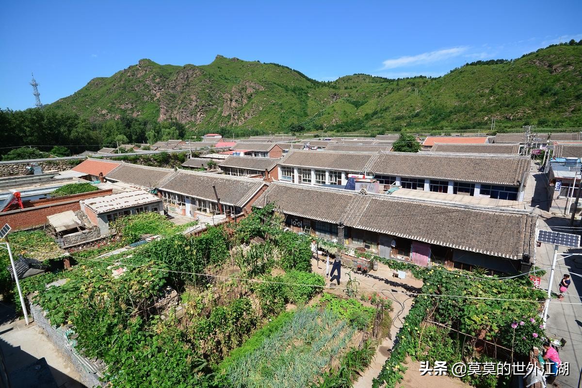 密云古堡古村落,密云古堡全景图