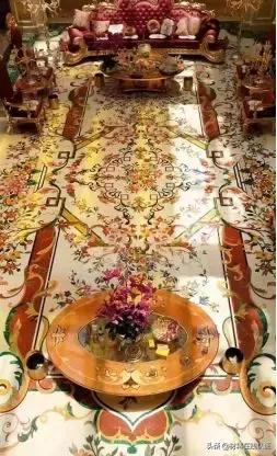 仿水刀和真水刀拼花的区别,设计师讲解水刀拼花效果