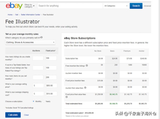 ebay跨境资讯,ebay跨境发货运费计算方法