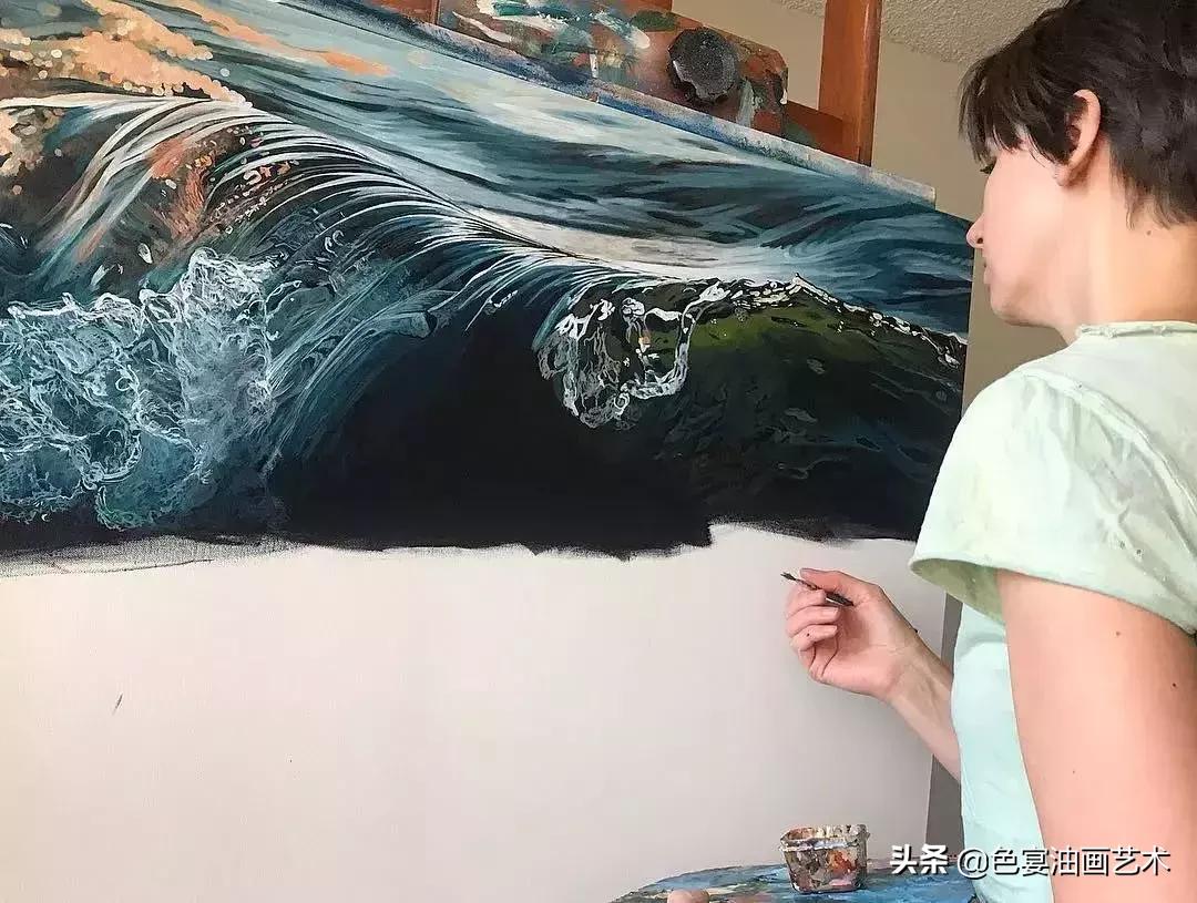 用最简单的画笔，画出绝美的大海