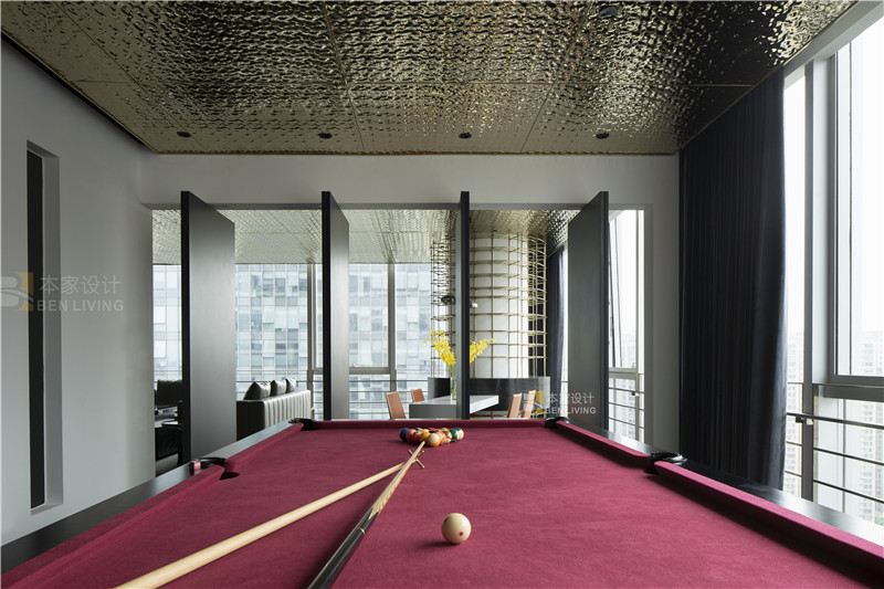 135平私人会所效果图,新中式极简轻奢高级私人会所