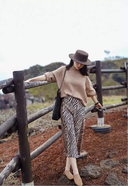 三木博主针织衫搭配,2019三木妈妈针织衫穿搭