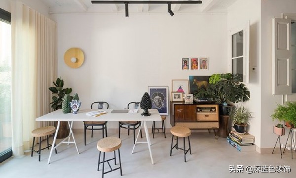 大师作！新装72㎡地中海公寓，餐桌直接移客厅找骂？业主：赞一个