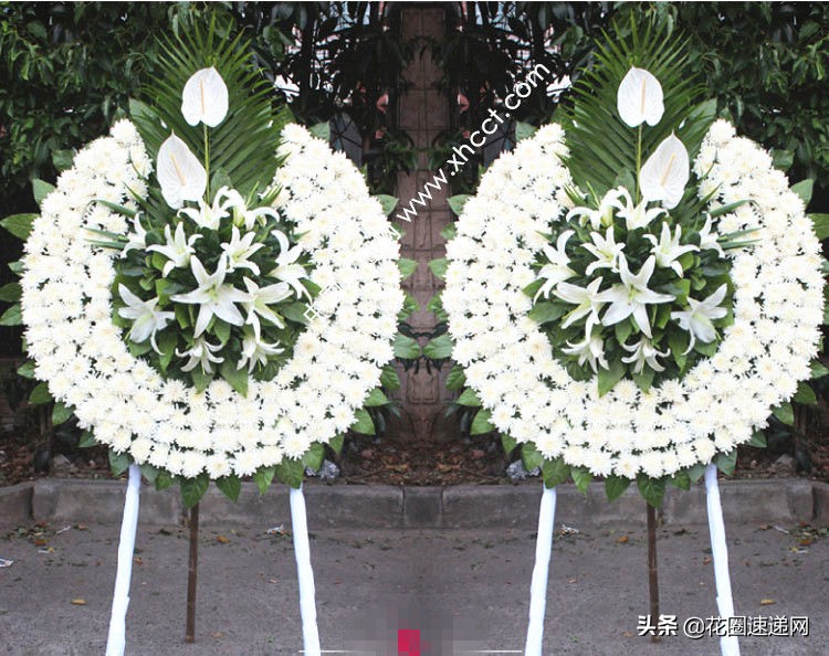 鲜花花圈和纸花圈哪个好,葬礼送花圈与送花篮有什么区别