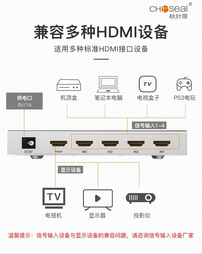 投屏功能的hdmi切换器,hdmi切换器实现屏幕扩展