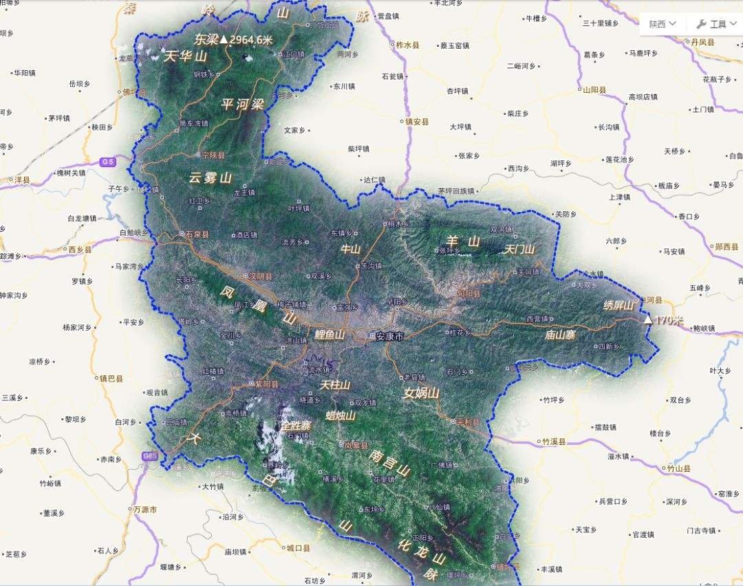 安康与哪些省份交界,安康市九个县地理位置