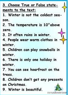 winter英文阅读,winter英语原版