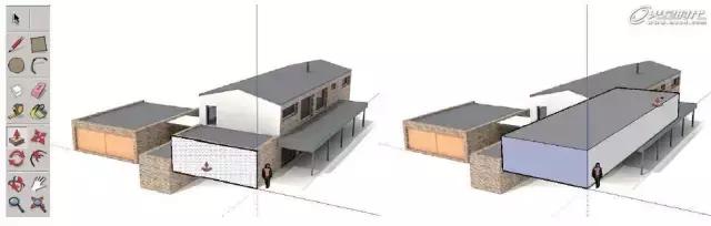 sketchup照片结合数据建模,sketchup建模教程房子不用cad